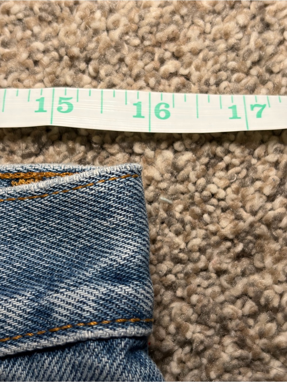 Vintage 2003 Levi’s Classic Relaxed 550 Relaxed Fit Leg Size 14 Light Wash Made - Picture 13 of 16